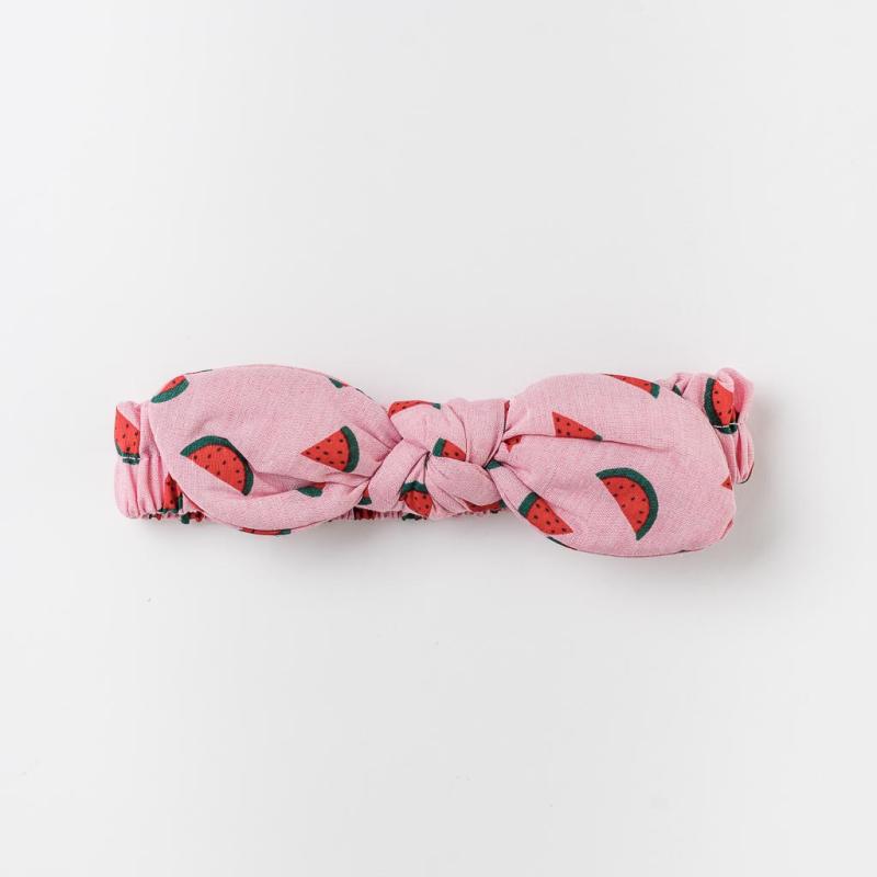 Kojenecká čelenka na vlasy  MRV accessories   Watermelon  Růžová