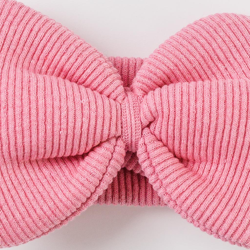 Βρεφικη κορδελα για τα μαλλια με φιογκο  MRV accessories   Born with Bow   Pink