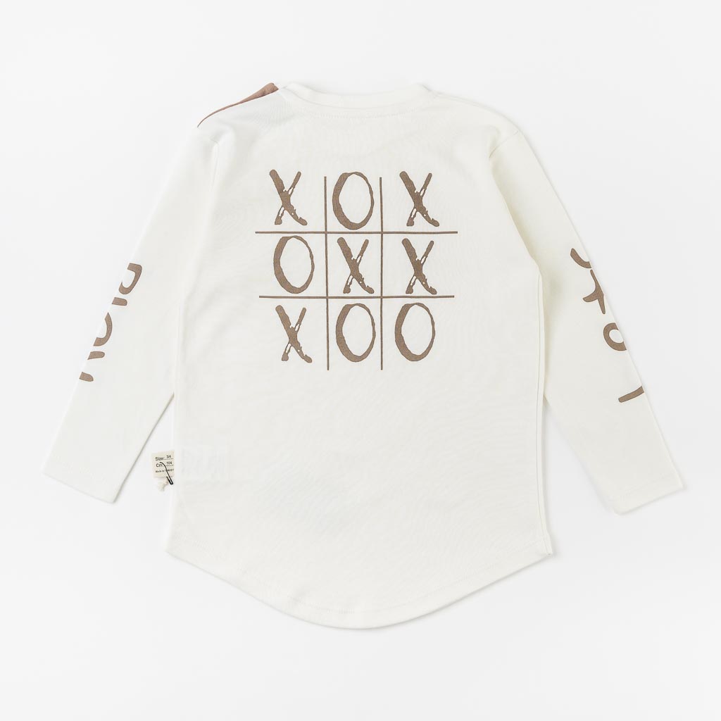Детска блуза за момче RG OXO Play Бяла