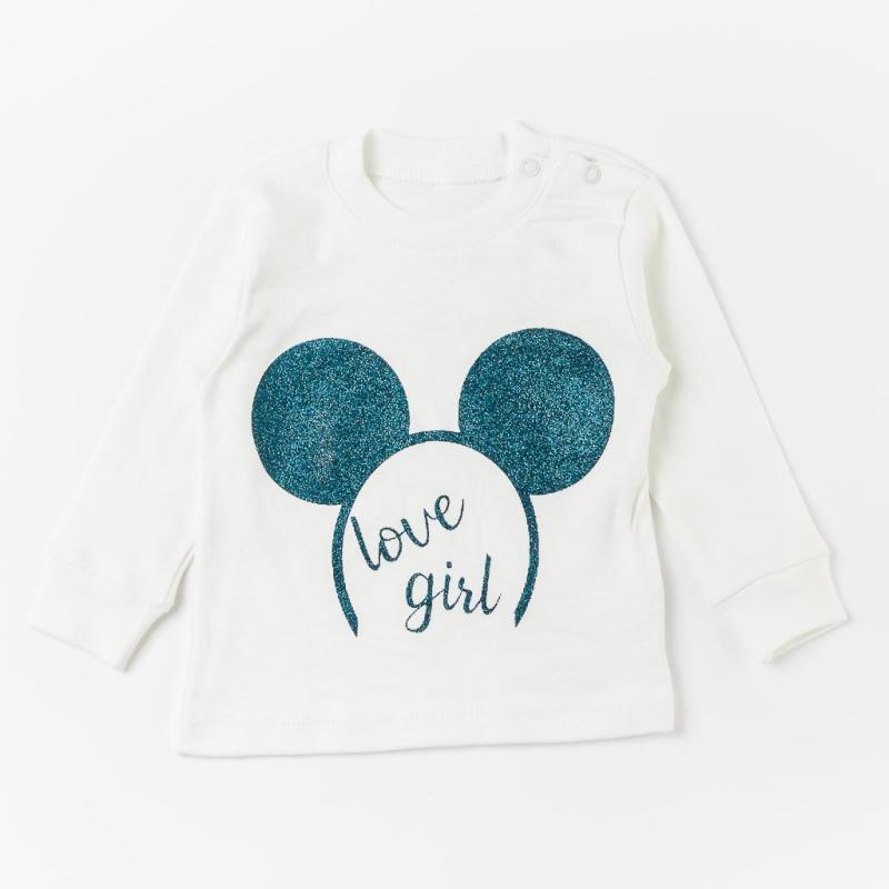 Βρεφικη μπλουζα Για Κορίτσι  Love Girl  ασπρα