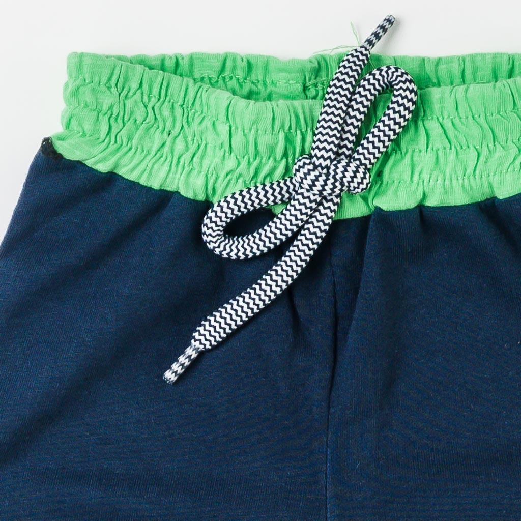 Βρεφικά σετ ρούχων με κοντο μανικι Για Αγόρι απο 3 τεμαχια  Bupper   Alphabet  Πρασινο
