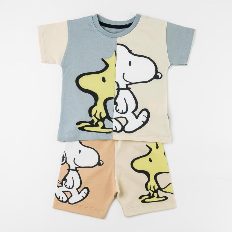 Childrens clothing set t-shirt and shorts For a boy  Doggy
