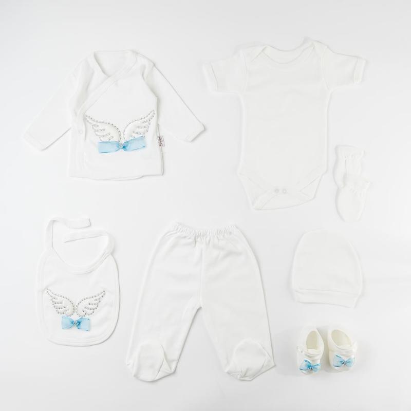 Set For a boy  Donino Angel  7 parts White