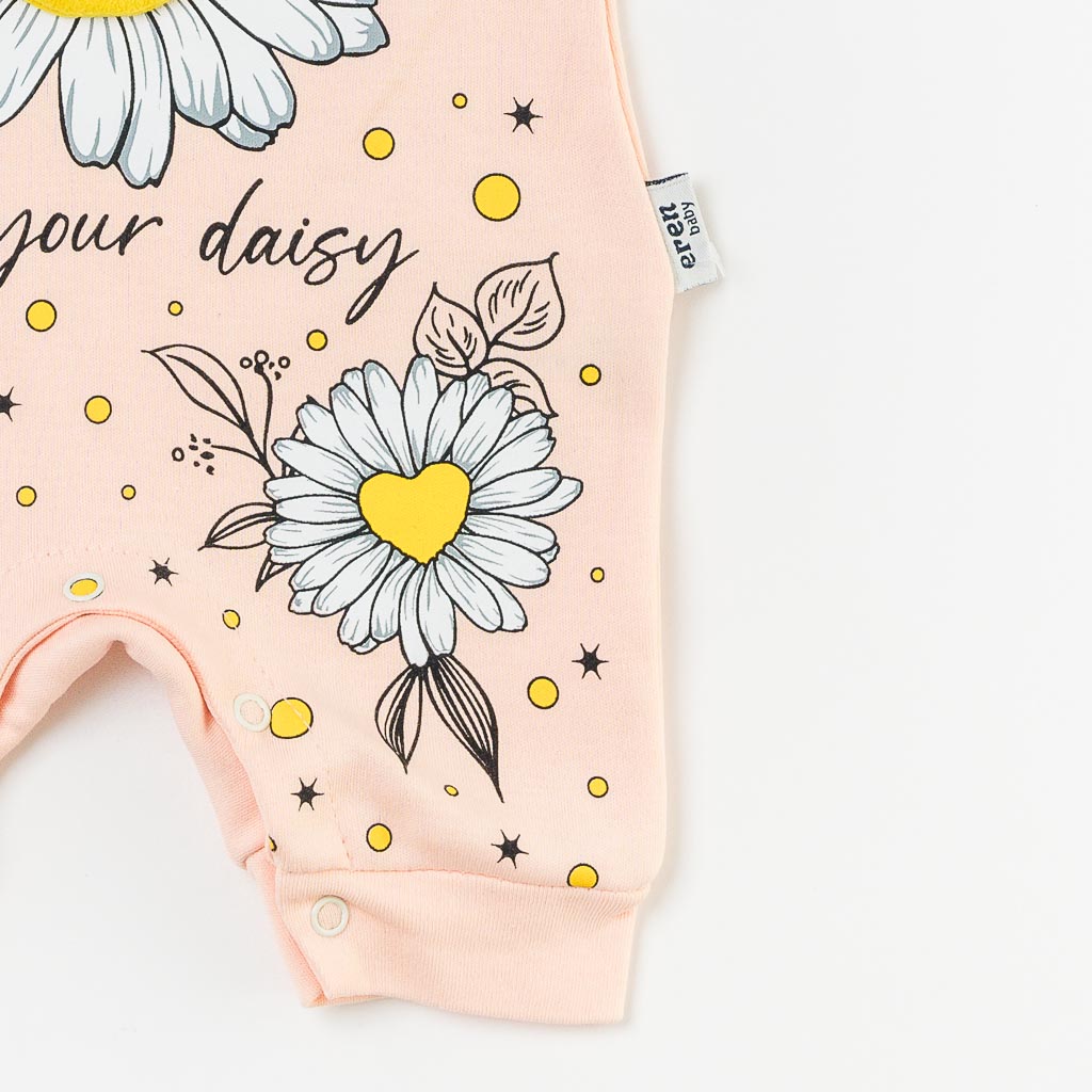 Βρεφικα φορμακια Για Κορίτσι καλοκαιρινο  Daisy Baby  Ροδακινι