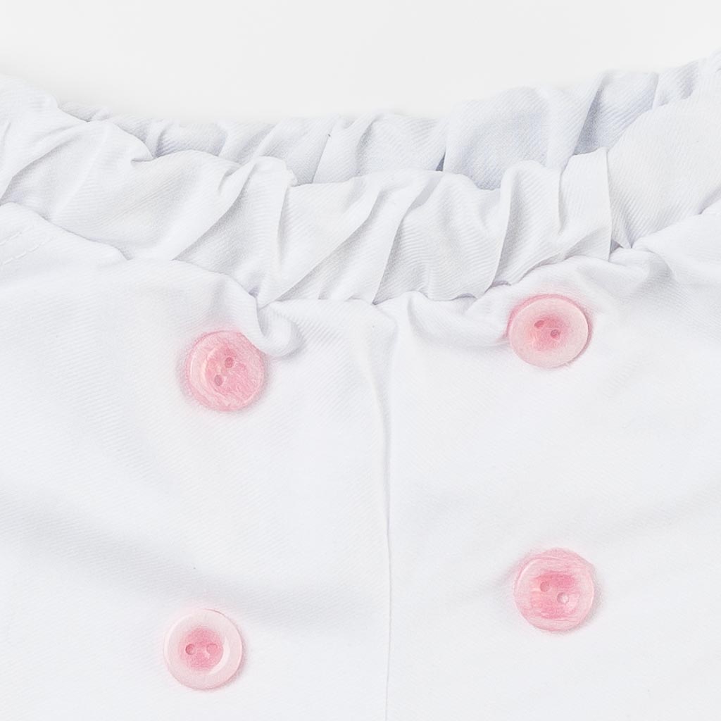 Βρεφικά σετ ρούχων Για Κορίτσι Πουκάμισο με κοντο παντελονι  Different Crown  Ροζ