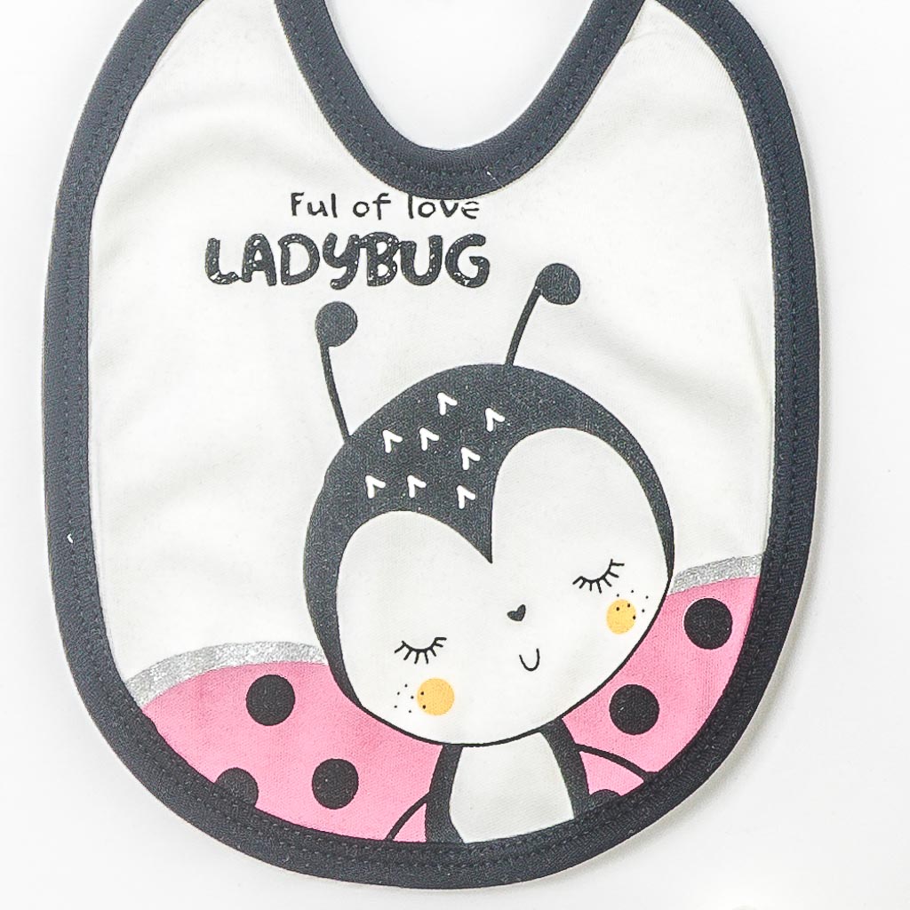 Βρεφικο σετ Για Κορίτσι  Tiasis LadyBug  10 τεμαχια με κουβέρτα