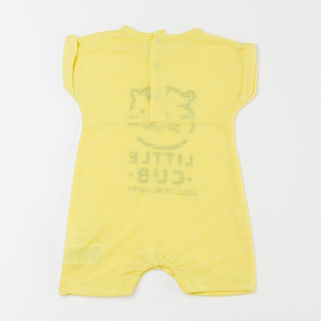 Βρεφικα φορμακια με κοντο μανικι Για Αγόρι  Little Cub  Κιτρινο