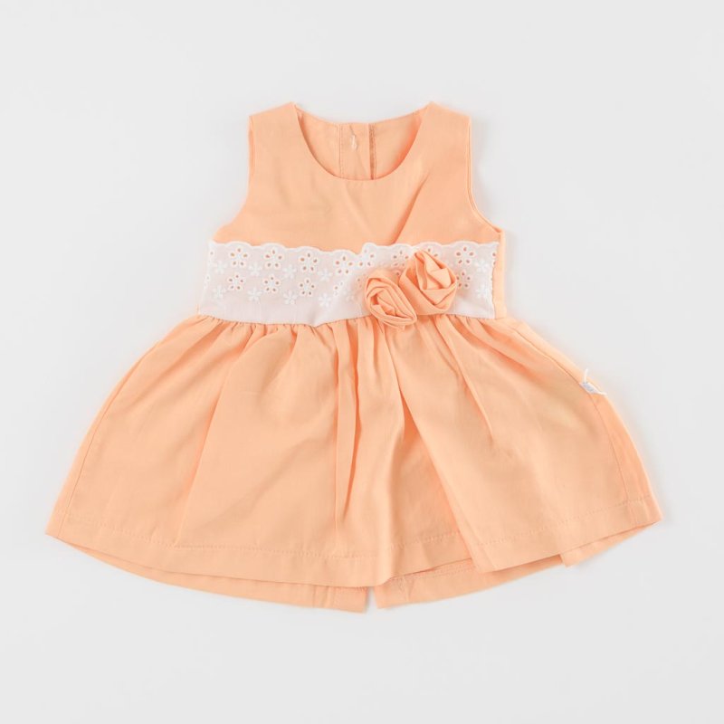 Baby dress summer  Iggy Girl   Roses  Orange