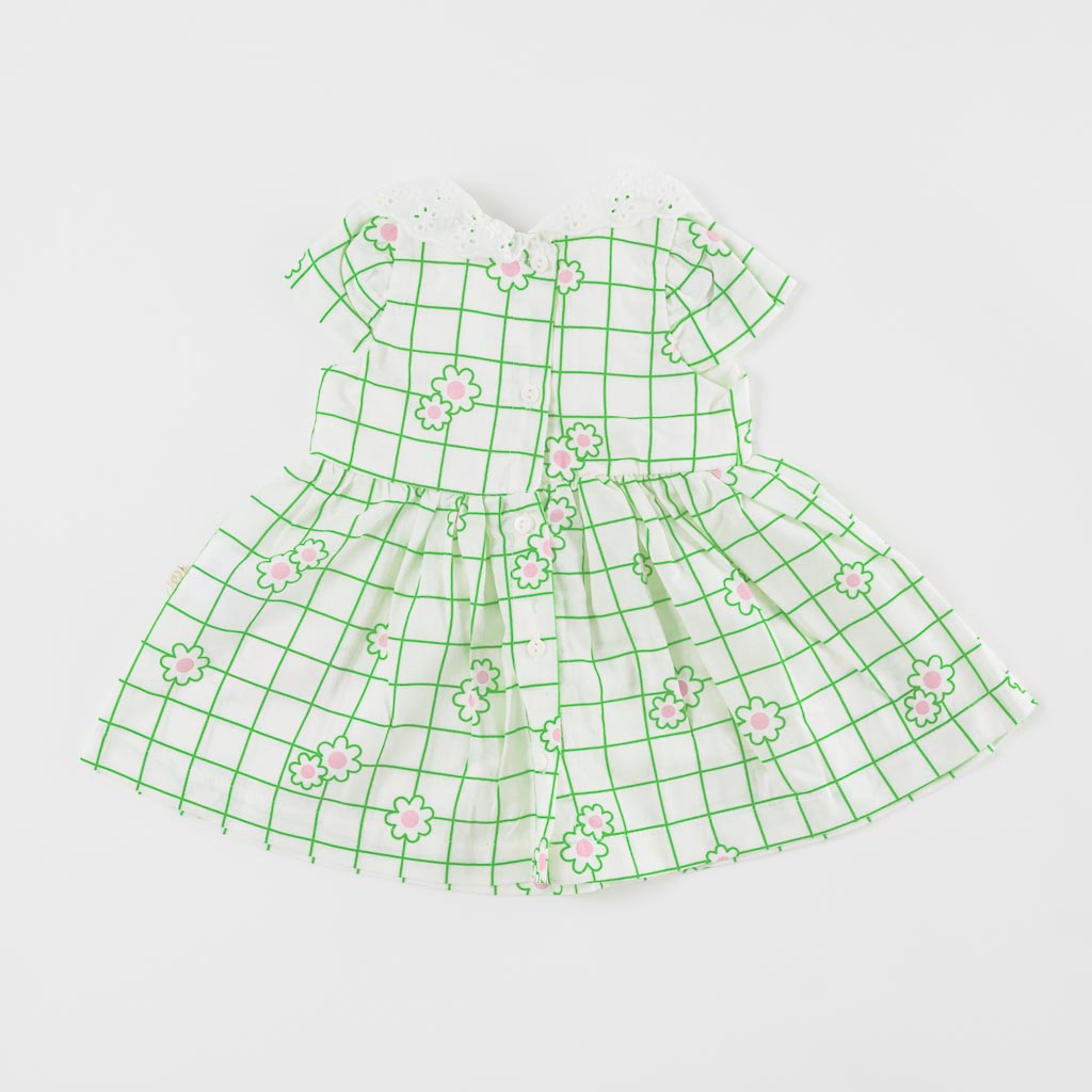 Бебешка рокля лятна Iggy Girs Зелена