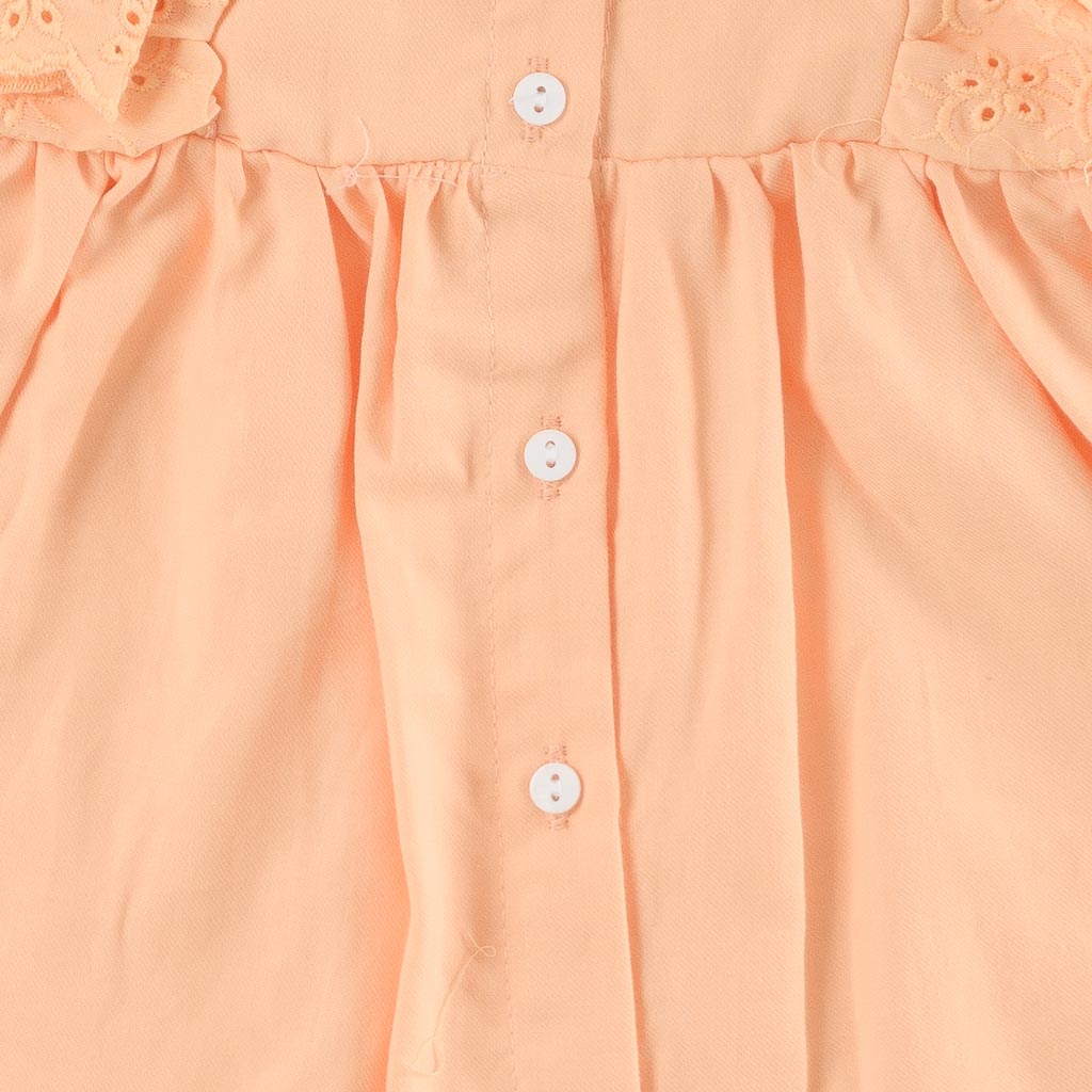 Βρεφικο φορεμα καλοκαιρινο  Iggy Girs   с голи рамене  Πορτοκαλη