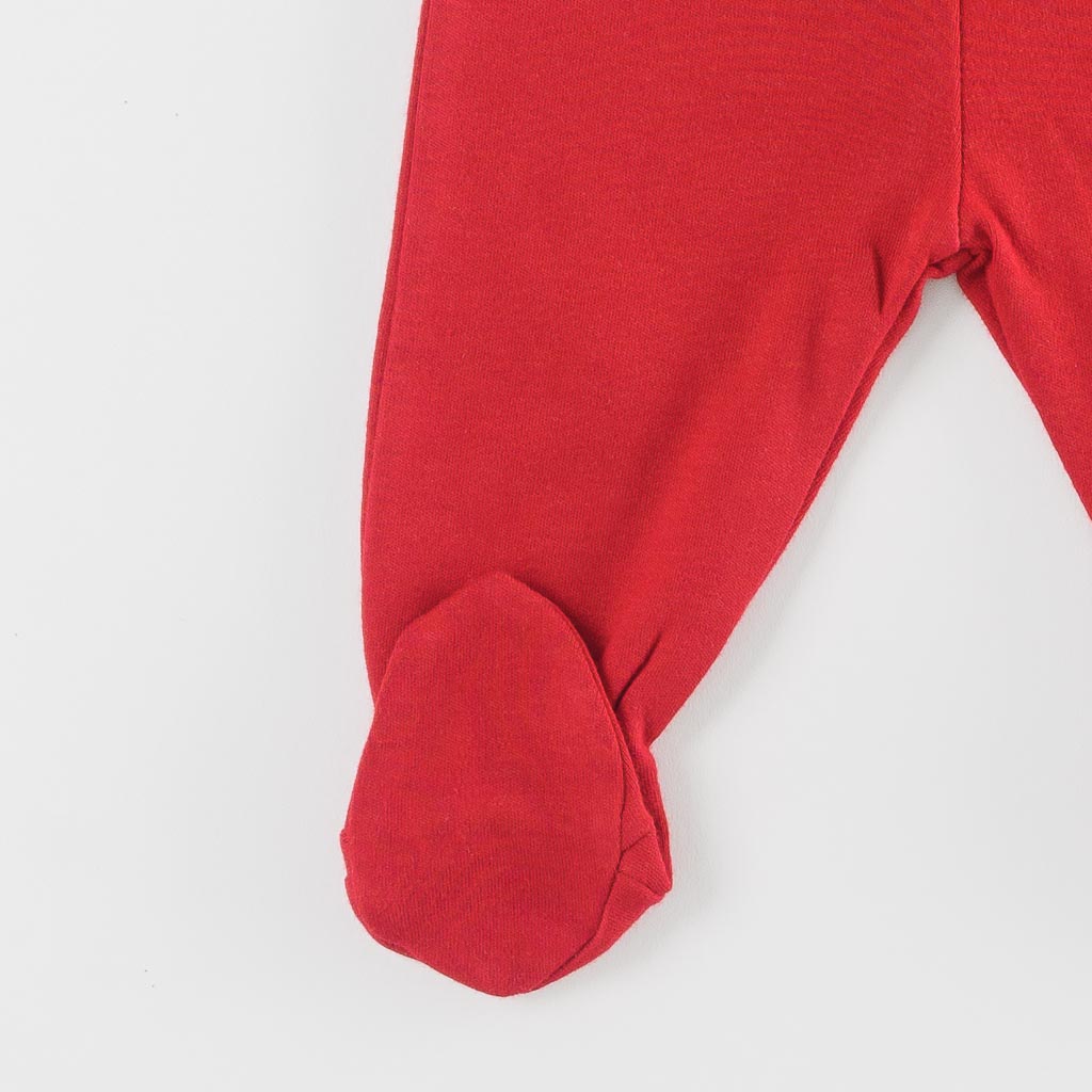 Βρεφικά σετ ρούχων Για Αγόρι Μπλούζα παντελονακια και καπελο  Baby Cars  Κοκκινο