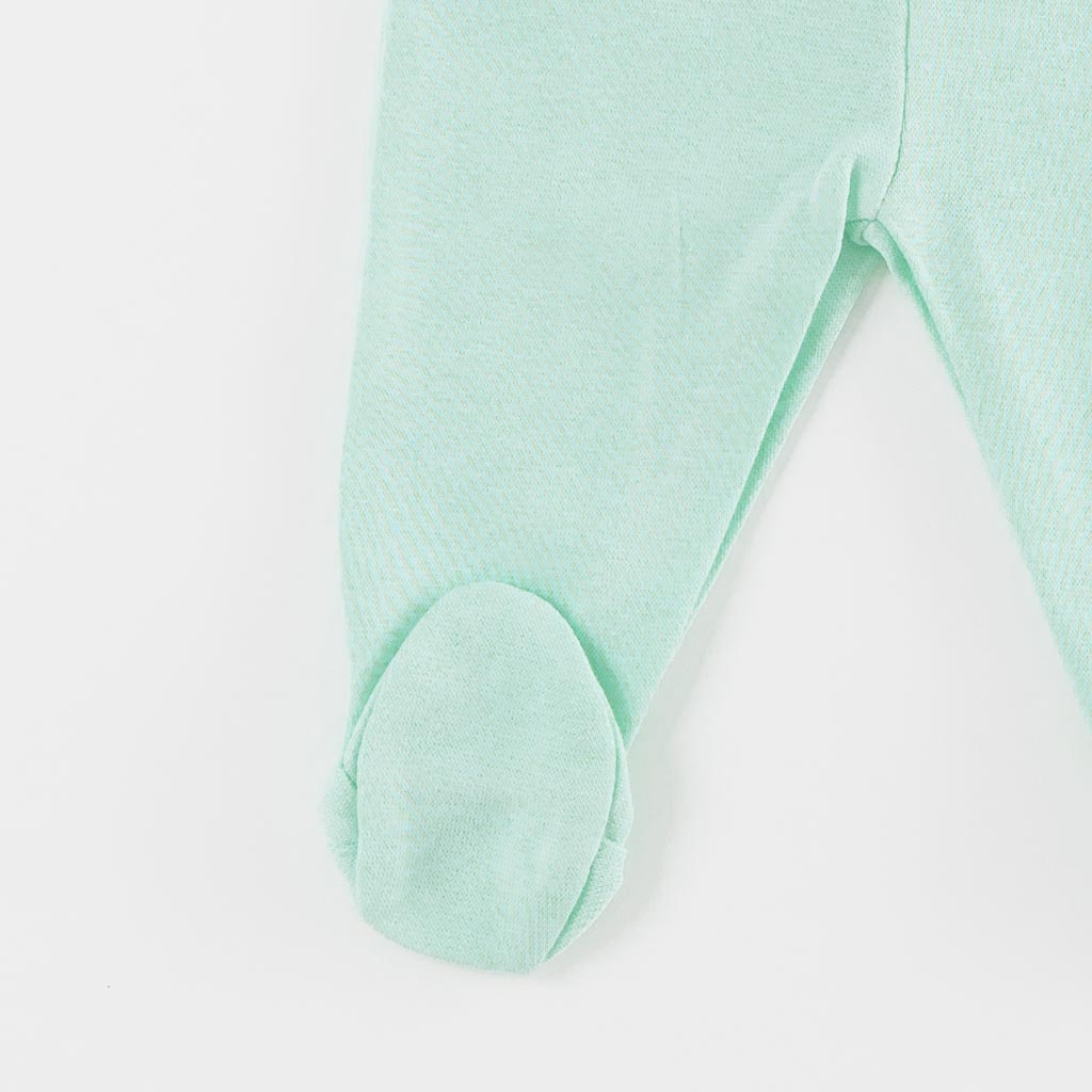 Βρεφικά σετ ρούχων Για Αγόρι Κορμακι παντελονακια με σαλιαρα  Sleep Baby Sleep  Πρασινο