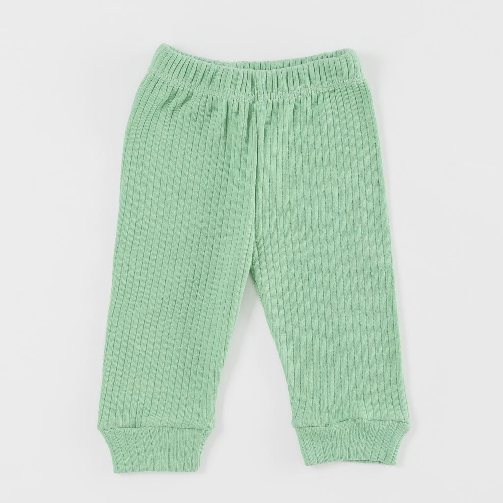 Βρεφικά σετ ρούχων Για Αγόρι μπλουζα και παντελονι  Ladi This Day  Πρασινο