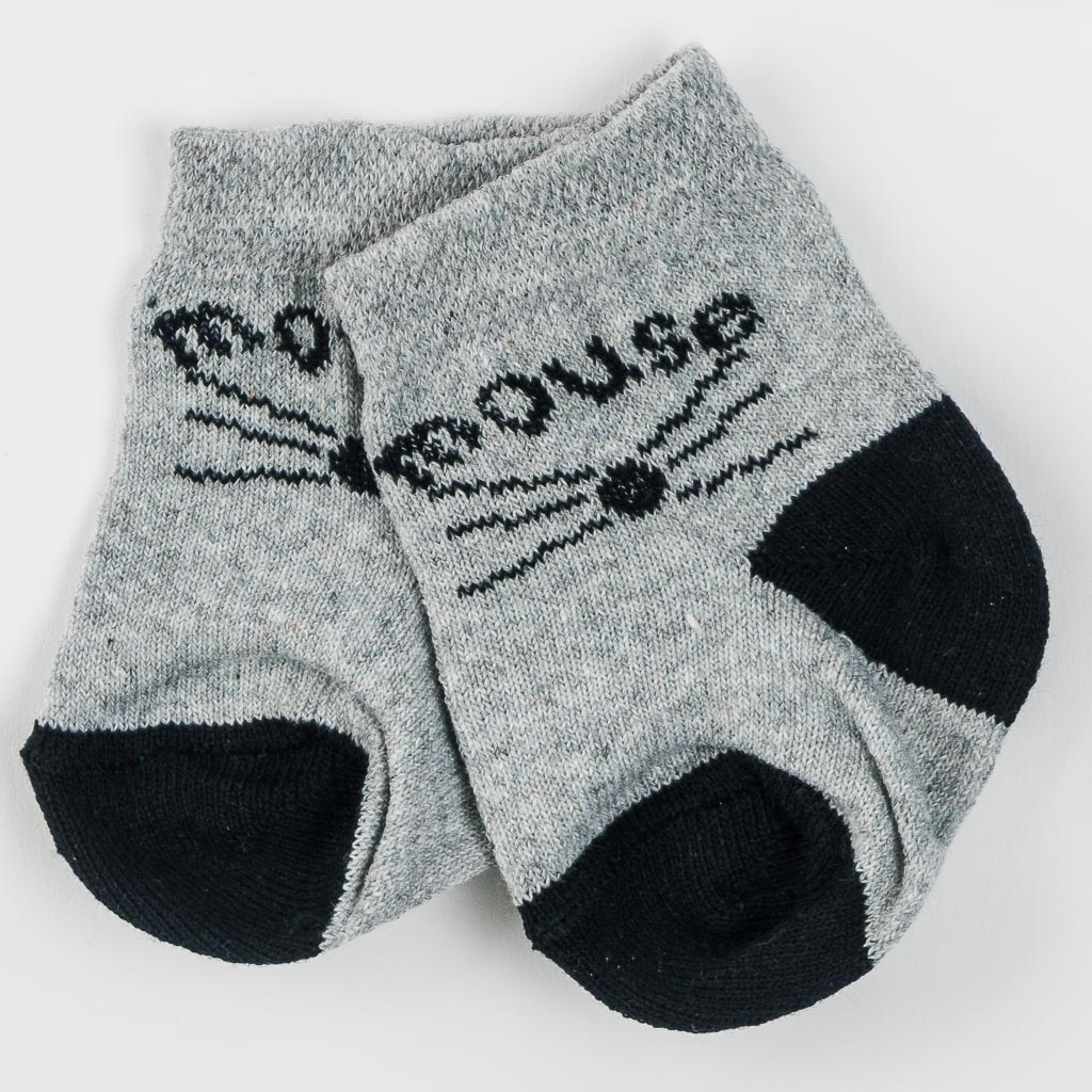 Комплект 3 чифта бебешки чорапки за момче Sport Микс