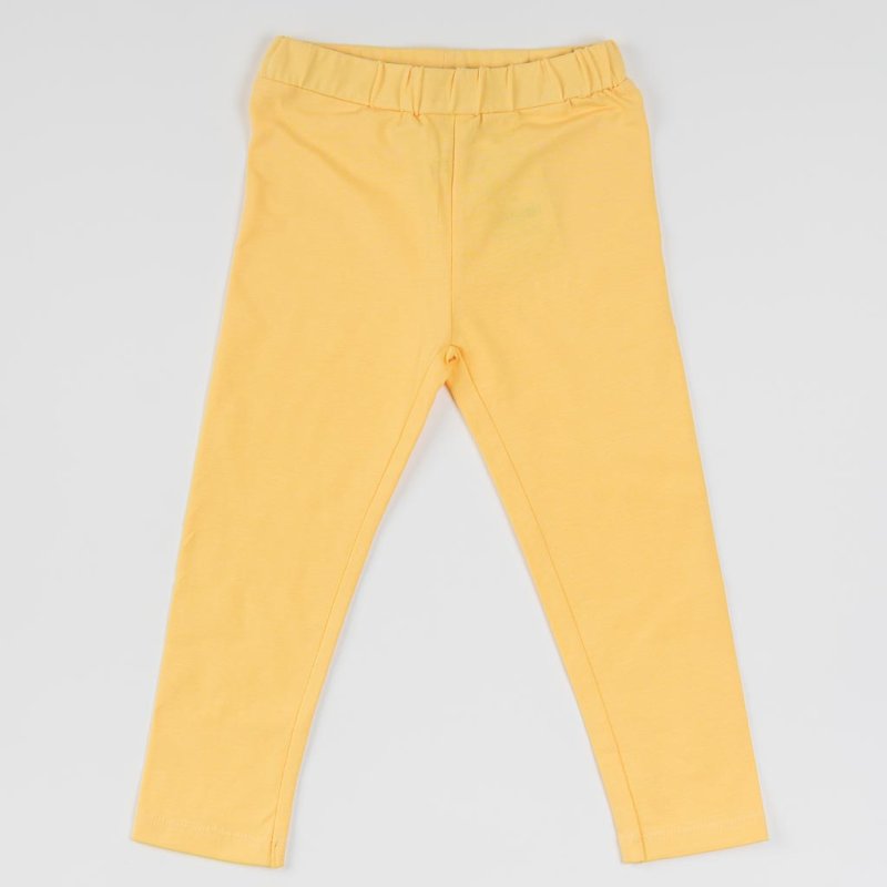 Pančuchové nohavice pre deti Pre dievčatko  Cikoby basic  z trikotu  -  Oranžový