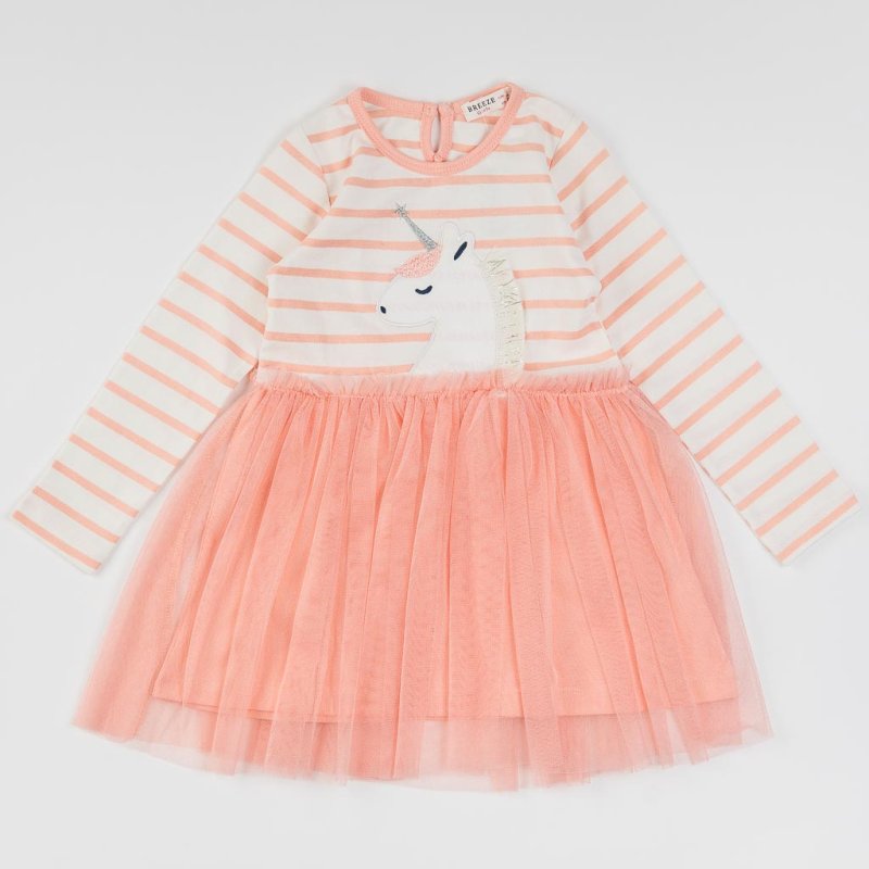 child dress from leotards with tulle  Breeze   Unicorn  Peach
