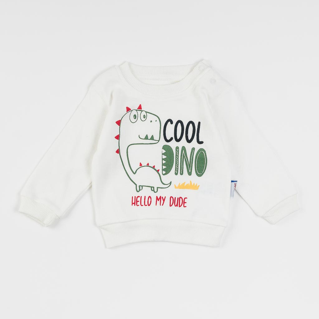 Бебешки комплект за момче блуза и панталон Cool Dino