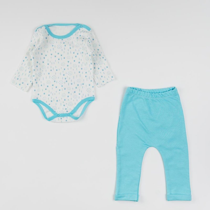 Baby set For a boy Bodysuit and trousers Blue