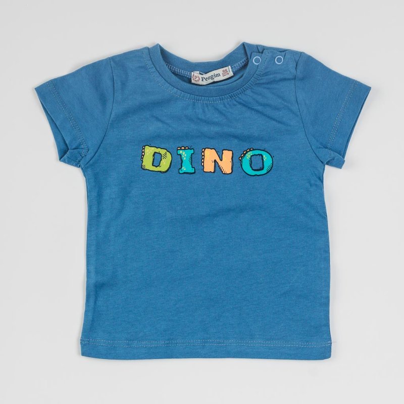 Бебешка тениска  момче Dino Синя