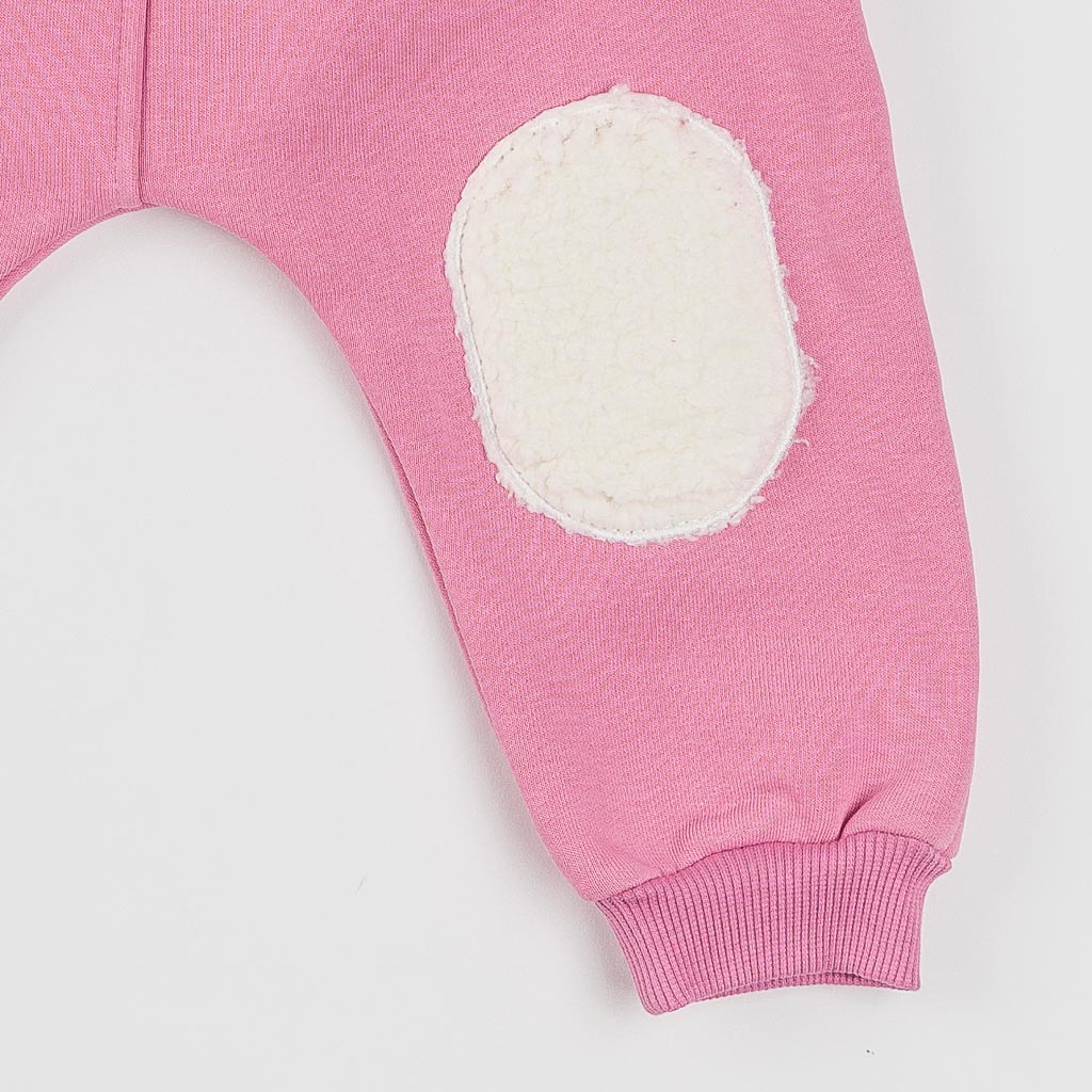 Βρεφικο αθλητικο σετ Για Κορίτσι  Little Bear By Jikko Baby  Βαμβακερο Ροζ