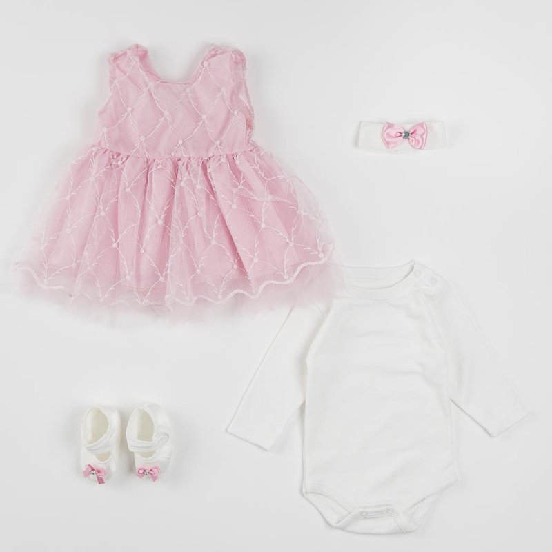 Set of 4 parts For a girl  Mini princess  Pink