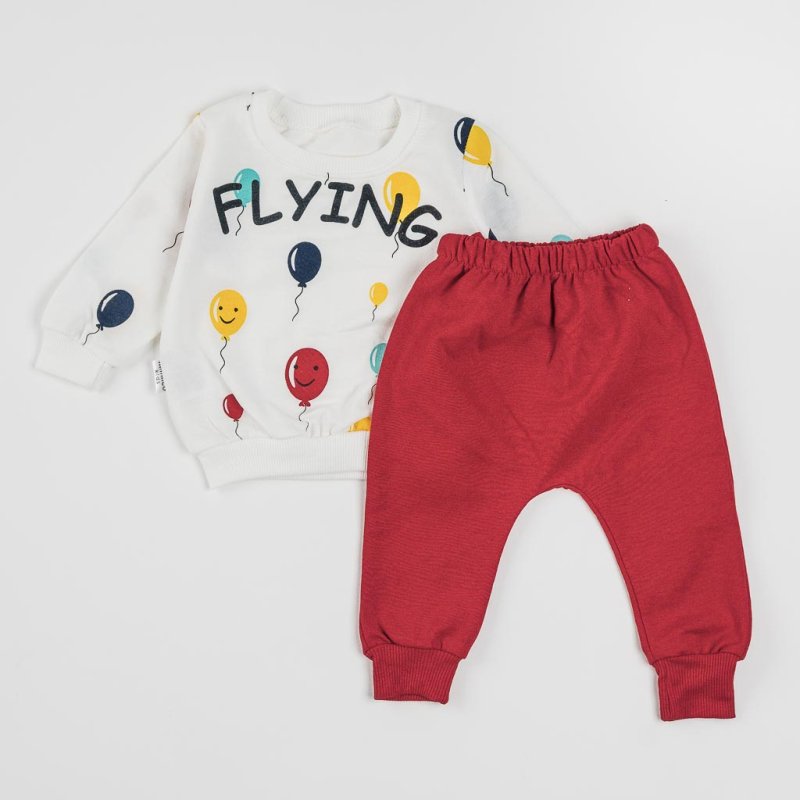 Бебешки спортен комплект Flying Червен