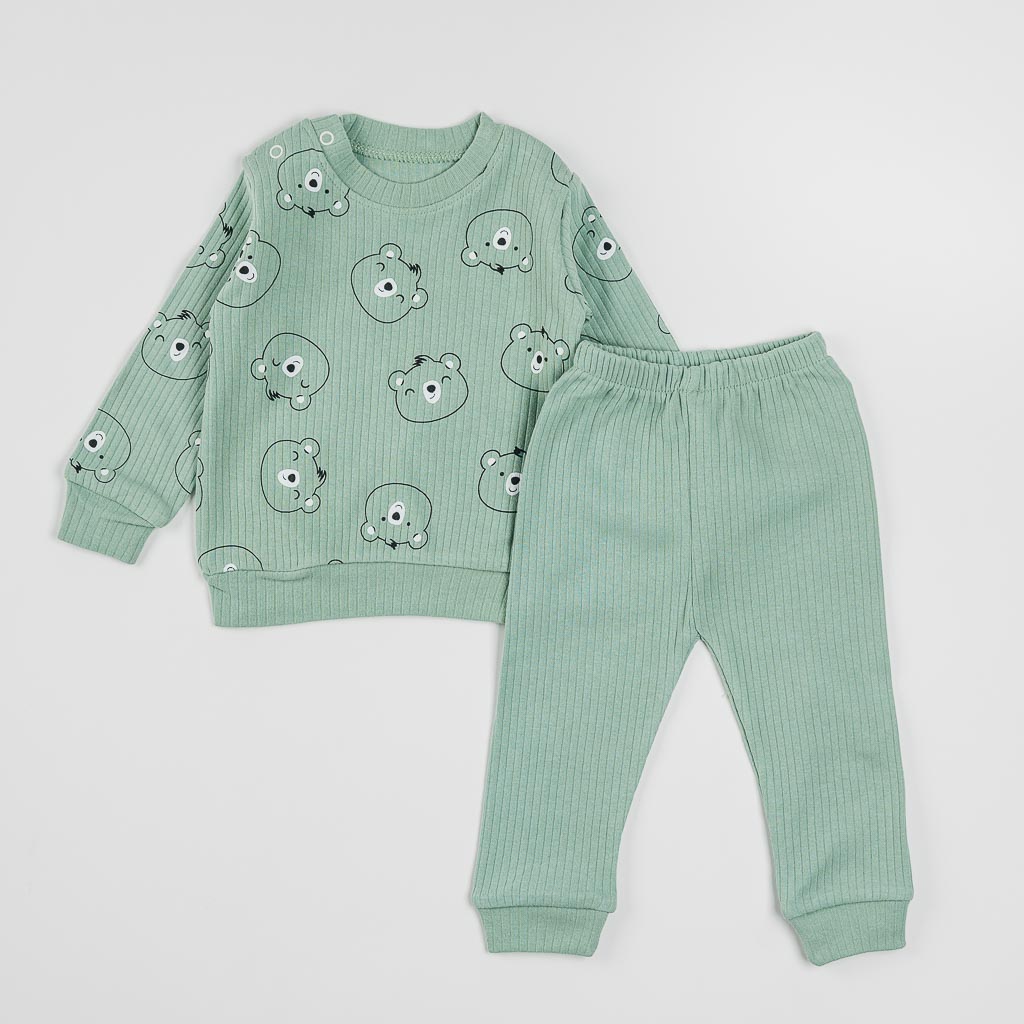 Βρεφικά σετ ρούχων Για Αγόρι  happy bear  Πρασινο