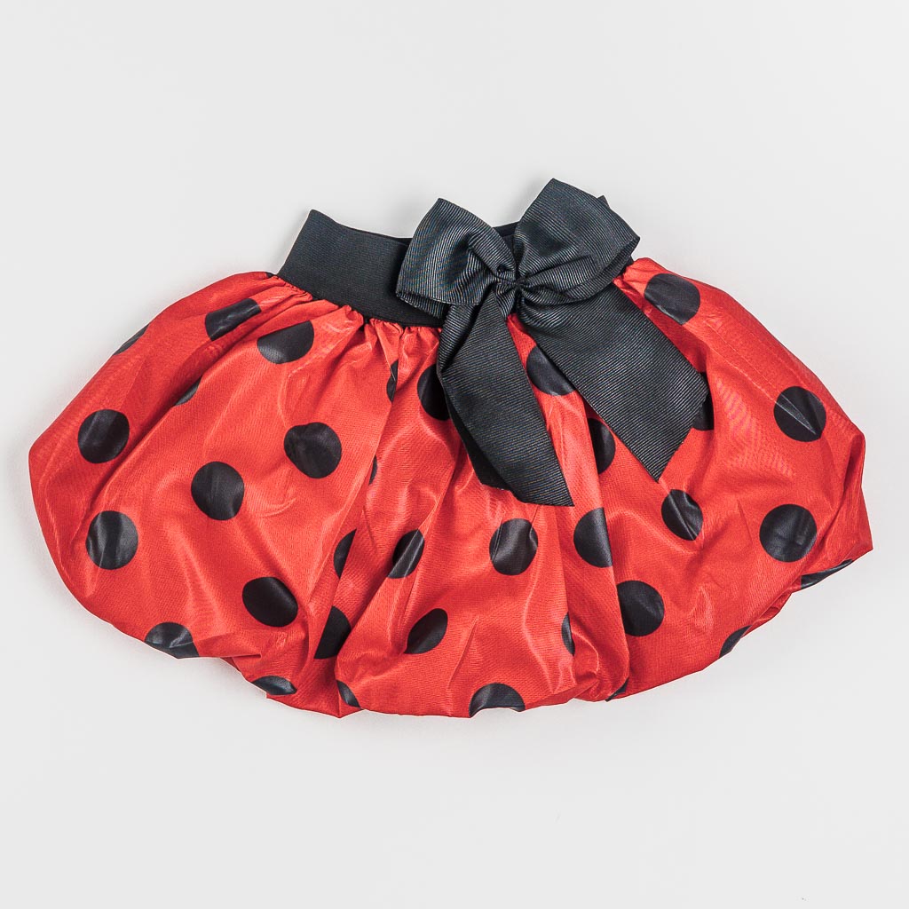 Βρεφικά σετ ρούχων Για Κορίτσι με γιλεκο 4 τεμαχια  Ladybug  Ασπρο