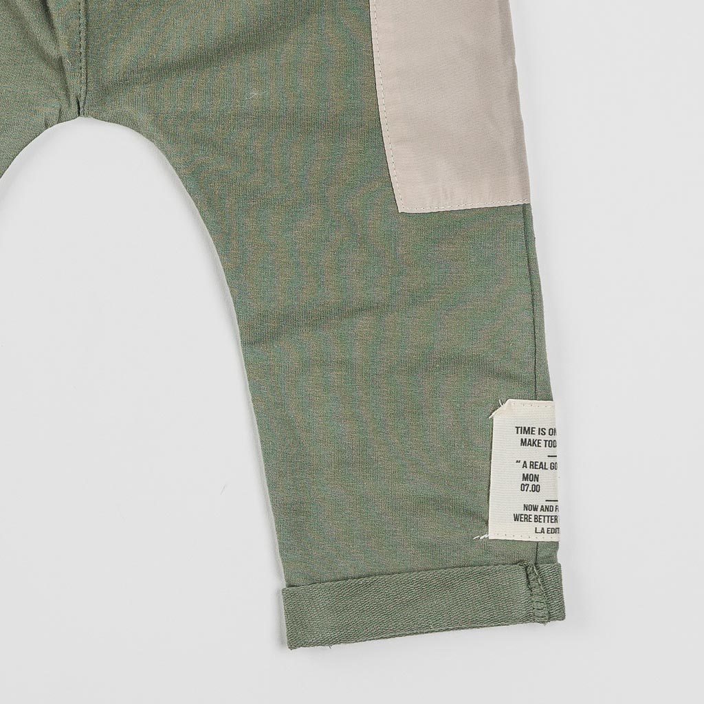 Βρεφικά σετ ρούχων Για Αγόρι Μπλούζα Παντελόνι με Γιλέκο  Jikko Baby A