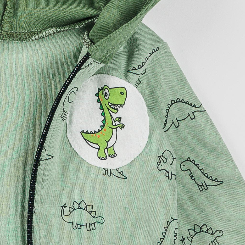 Βρεφικά σετ ρούχων 3 τεμαχια Για Αγόρι  Dino Life  Πρασινο