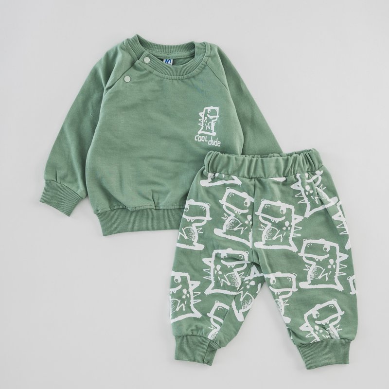 Baby sports set For a boy  Cool Dudee  Green