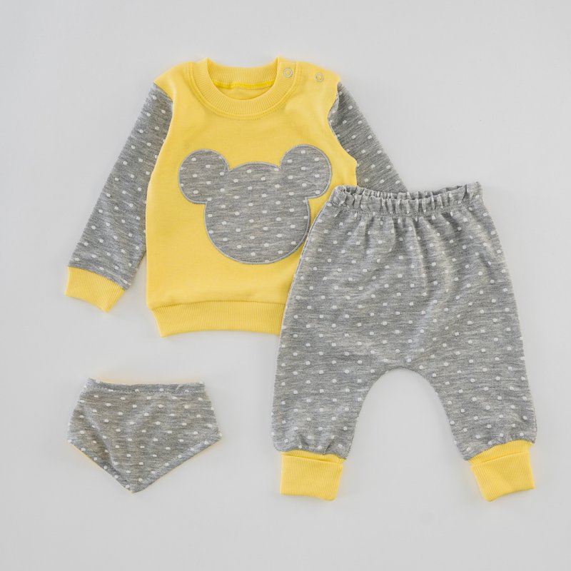 Baby set 3 parts  Mousie  Yellow