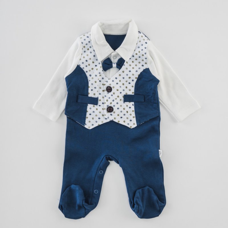 Baby overalls with long sleeves For a boy  Happiness  Blue