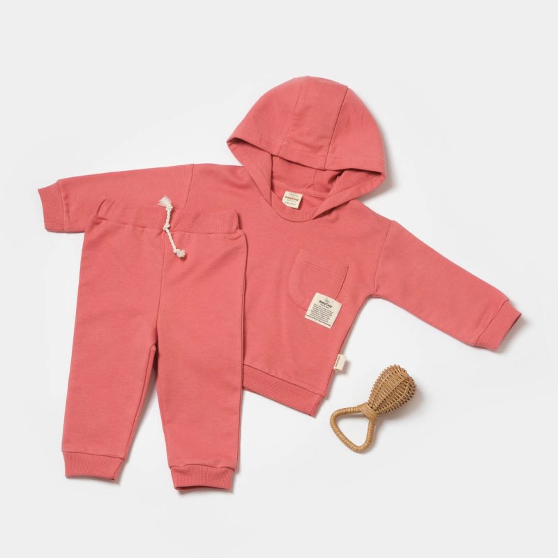 Бебешки спортен комплект от органичен памук Baby Cosy Wear Керемиден