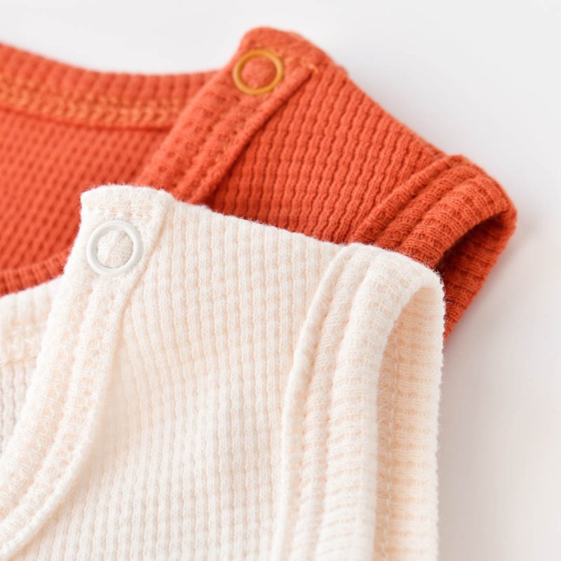 Бебешко боди потник от органичен памук Baby Cosy Breathe Оранжево