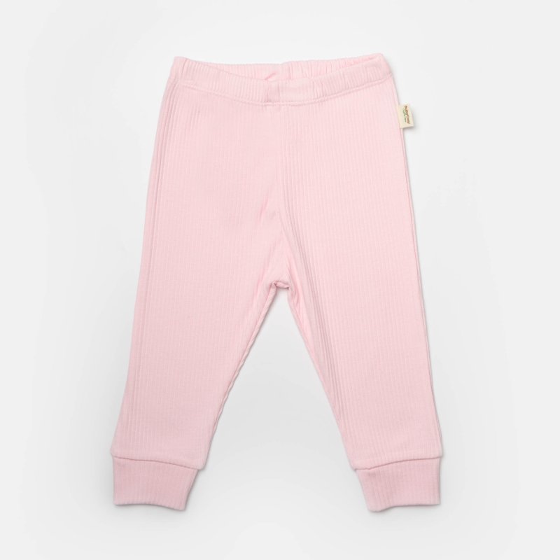 Бебешки панталонки  момиче от бамбук и органичен памук Baby Cosy Natural Розови