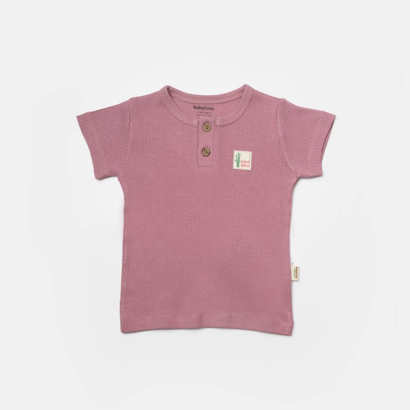 Бебешка тениска  момиче от бамбук и органичен памук Baby Cosy Bamboo Лилава