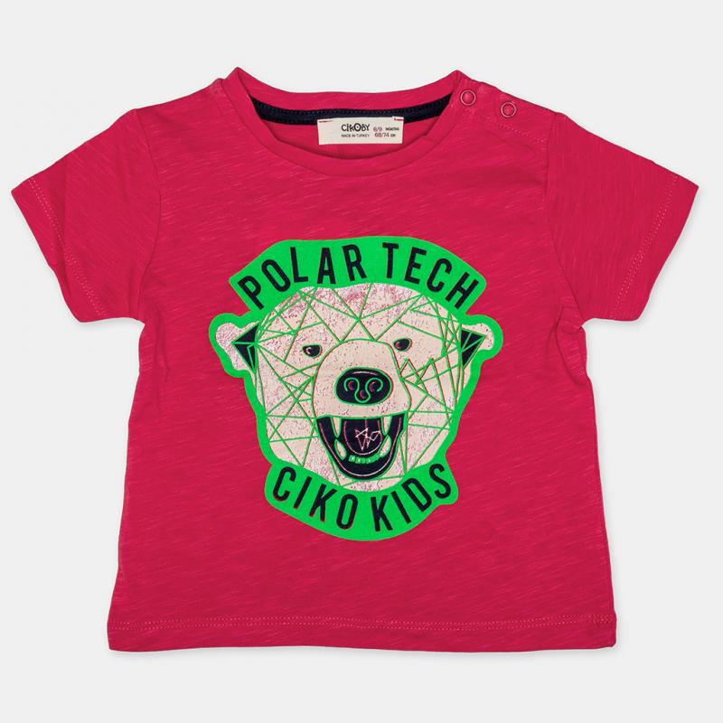 Детска тениска  момче Polar Tech Ciko Kids - Червена