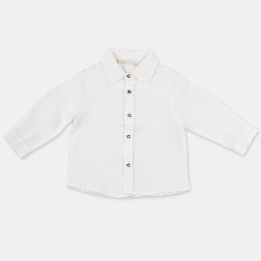 Παιδικό πουκάμισο Για Αγόρι  Cikoby White  ασπρα