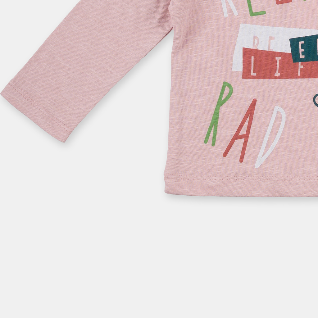 Παιδικη μπλουζα με σταμπα Για Αγόρι  Cikoby Keep It Rad  Ροζε