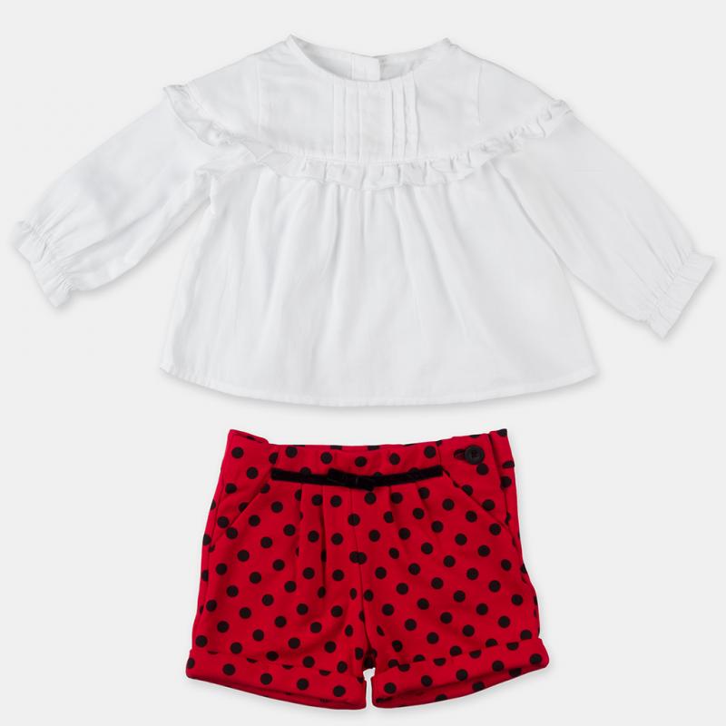 Childrens clothing set For a girl  Ladybug  Shirt Shorts