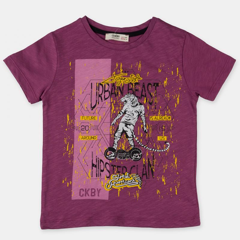 Dětské tričko Pro dívky  Urban Best   -  Fialová