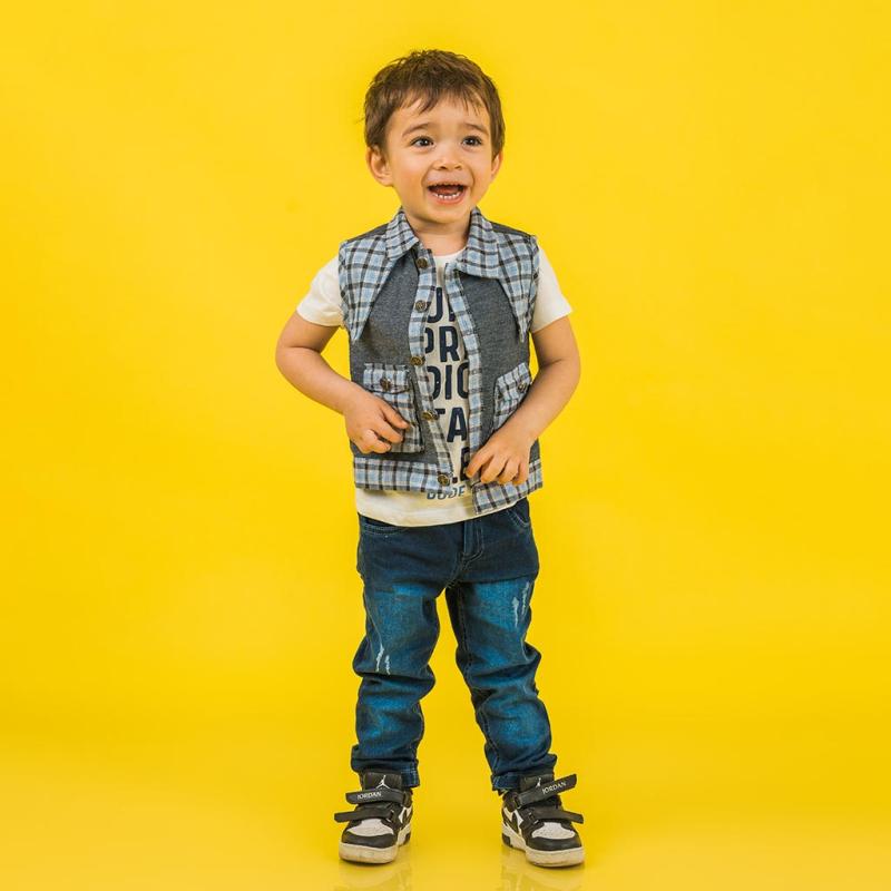 Childrens clothing set For a boy 3 parts  Unpredictable