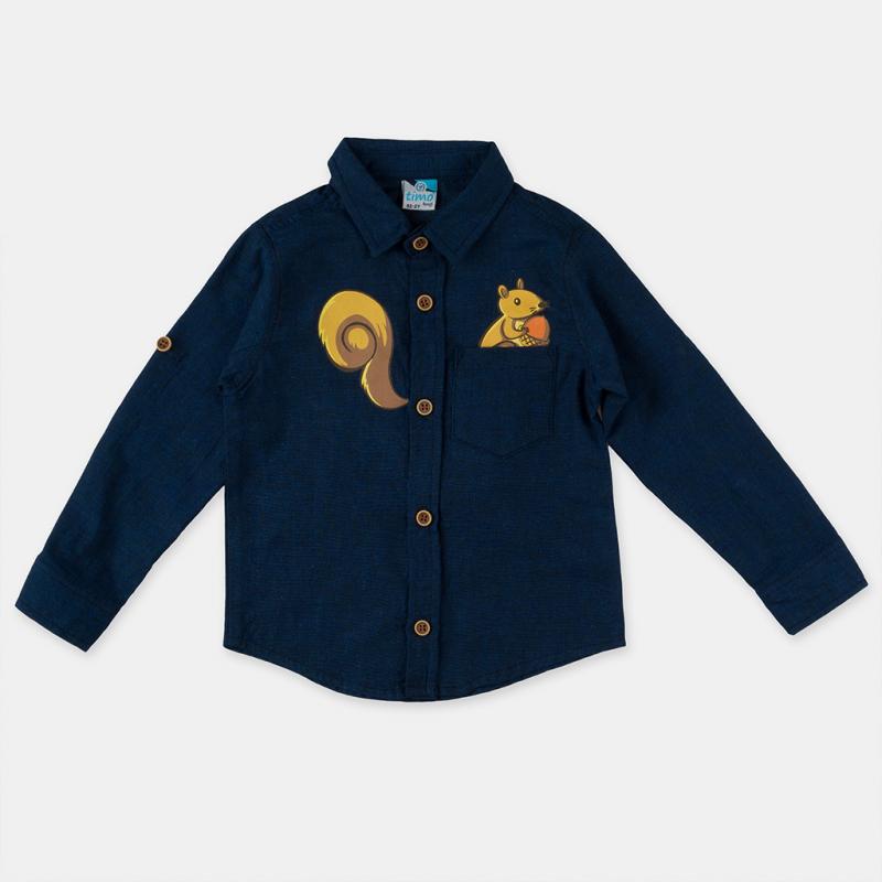 Dětská košile Pro chlapce  Squirrel  Modrá