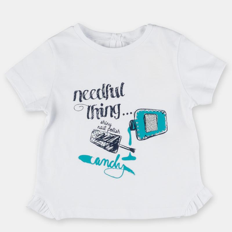 Detské tričko Pre dievčatko  Needful   -  Biela