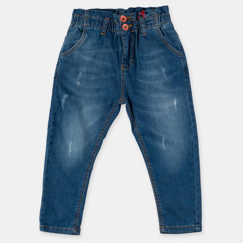 Dětské džíny s vysokým pasem Pro dívky  Cikoby