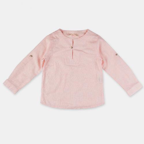 Детска риза за момче Cikoby Pink лятна Розова