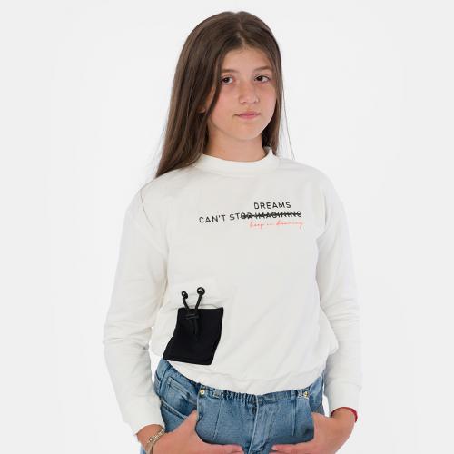 Παιδικη μπλουζα Για Κορίτσι  Cichlid   Imagining  ασπρα